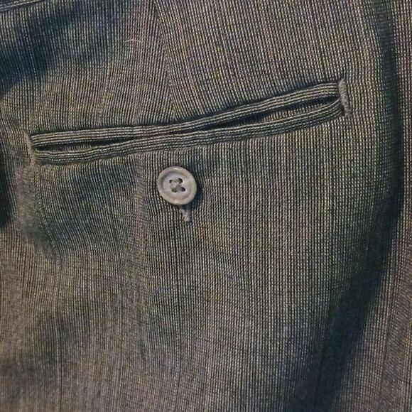 Men's 34 /30 Gallery by Haggar Grey Slacks - Picture 3 of 11